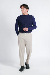 PANTALONE JOGGER BASIC BEIGE CHIARO